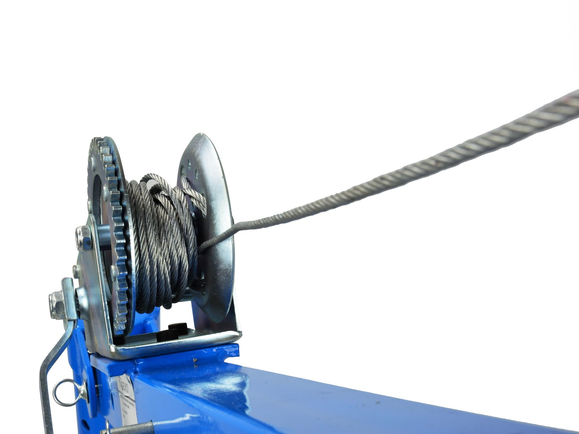 Gruetta per pick up idraulica con verricello max 450 kg, girevole a 360°, gru di sollevamento, piede massiccio per montaggio a terra, da 35 a 1330 mm, lunghezza del braccio da 78 a 130 cm (bloccabile in 4 lunghezze)
